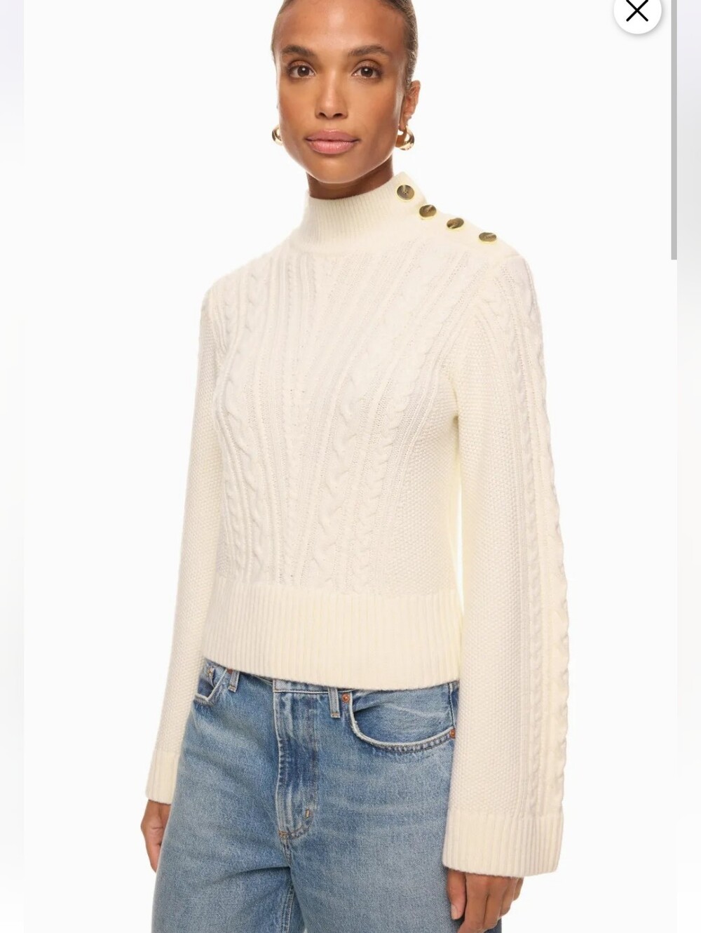 DEREK LAM 10 CROSBY THOMAS CABLE KNIT SWEATER SIZE XL MSRP $450